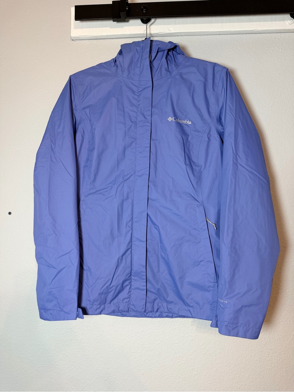 Columbia Women's Arcadia II Rain Jacket Size Small Blue Coat Omni-Tech